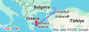 Tour route map