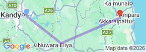 Tour route map