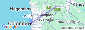 Tour route map