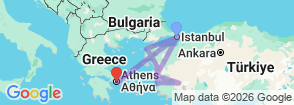 Tour route map