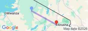 Tour route map