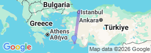 Tour route map