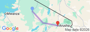 Tour route map