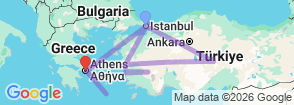 Tour route map