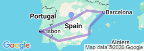 Tour route map