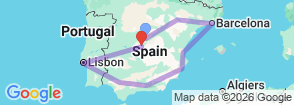 Tour route map
