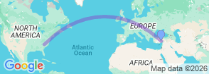 Tour route map