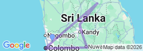 Tour route map