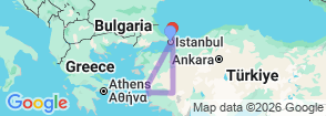 Tour route map