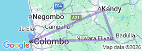 Tour route map