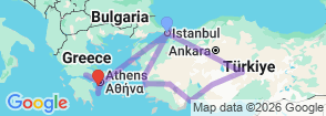 Tour route map