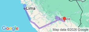 Tour route map