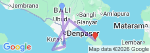 Tour route map