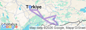 Tour route map