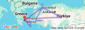 Tour route map