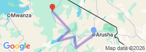 Tour route map