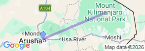 Tour route map