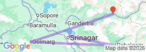 Tour route map