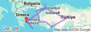 Tour route map