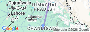 Tour route map