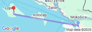 Tour route map