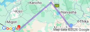 Tour route map