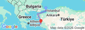 Tour route map