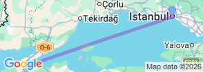 Tour route map