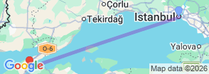 Tour route map