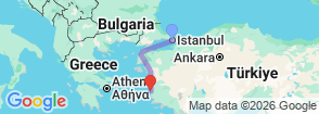 Tour route map