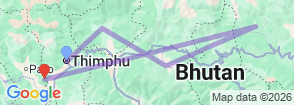 Tour route map