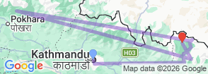 Tour route map