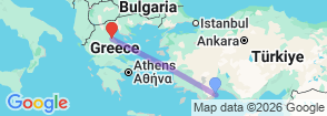 Tour route map
