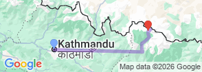 Tour route map