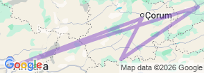 Tour route map