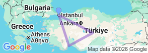 Tour route map