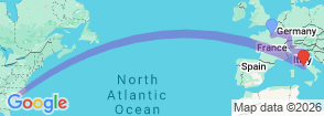 Tour route map