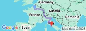 Tour route map