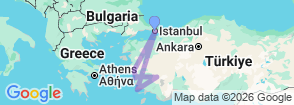 Tour route map