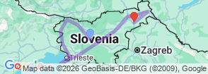 Tour route map