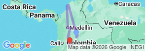 Tour route map