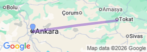 Tour route map