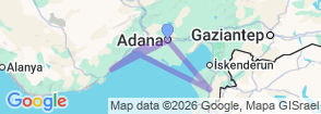 Tour route map