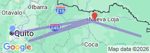 Tour route map