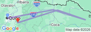 Tour route map
