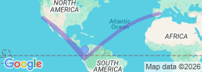 Tour route map