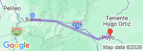 Tour route map