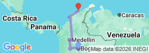 Tour route map