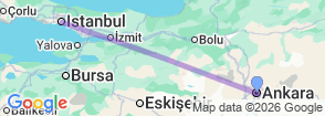 Tour route map