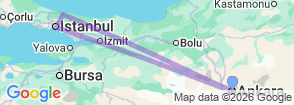 Tour route map